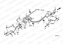 F-13-1 BRAKE LINES / PCV. (ABS)