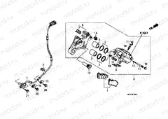 F-13-1 REAR BRAKE CALIPER (VT1300CXA)