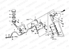 F-13-1 REAR MASTER CYLINDER (CB1300A / CB1300SA)