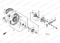 F-13-1 REAR WHEEL (SPEAR)