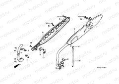 F-13-2 EXHAUST DRUM (ST70L)