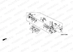F-13 FRONT BRAKE CALIPER
