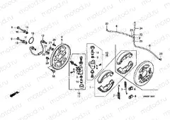 F-13 FRONT BRAKE PANEL