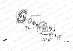 F-13 FRONT BRAKE PANEL