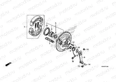 F-13 FRONT BRAKE PANEL