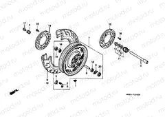 F-13 FRONT WHEEL