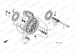 F-13 FRONT WHEEL