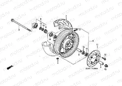 F-13 FRONT WHEEL
