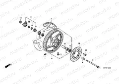 F-13 FRONT WHEEL