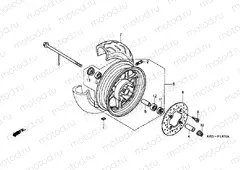 F-13 FRONT WHEEL