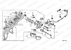 F-13 REAR BRAKE CALIPER
