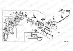 F-13 REAR BRAKE CALIPER