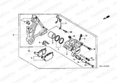 F-13 REAR BRAKE CALIPER