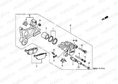 F-13 REAR BRAKE CALIPER