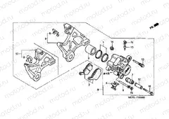 F-13 REAR BRAKE CALIPER