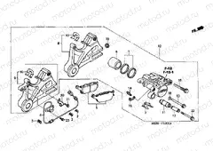 F-13 REAR BRAKE CALIPER