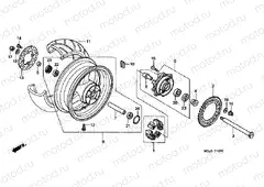 F-13 REAR WHEEL