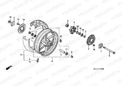 F-13 REAR WHEEL