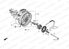F-13 REAR WHEEL