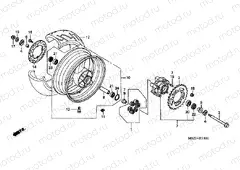 F-13 REAR WHEEL