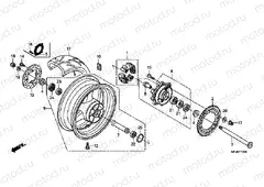 F-13 REAR WHEEL