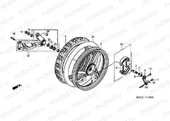 F-13 REAR WHEEL