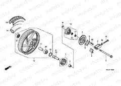 F-13 REAR WHEEL (GLH1251SH / 2SH / 3SH)