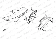 F-13 SEAT / SIDE COVER (CRF450R2,3,4)