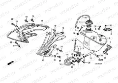 F-14-1 FUEL TANK (CRF250X8 / 9 / B / C)