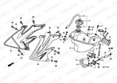 F-14-1 FUEL TANK (CRF450X8.9, B, C, D)