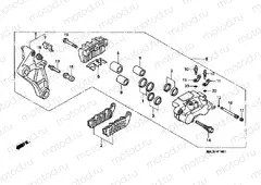 F-14-1 REAR BRAKE CALIPER (ST1100A)