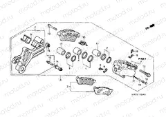 F-14-1 REAR BRAKE CALIPER (XL1000VA)