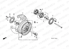 F-14-1 REAR WHEEL (VTR1000SP2 / 3/4/5/6)