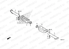 F-14-10 REAR FOOTREST