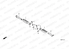 F-14-10 REAR FOOTREST (NSC50 / MPD / WH)