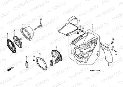 F-14-2 AIR FILTER (CR125RP / RR / RS / RT / RV)