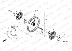 F-14-20 FRONT WHEEL