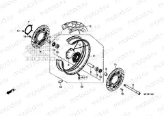 F-14-20 FRONT WHEEL