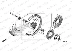 F-14-20 FRONT WHEEL