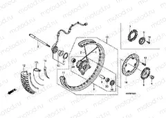 F-14-20 FRONT WHEEL