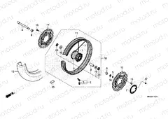F-14-21 FRONT WHEEL