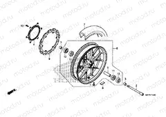 F-14-40 FRONT WHEEL