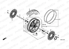 F-14-40 FRONT WHEEL