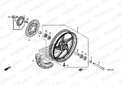 F-14-40 FRONT WHEEL