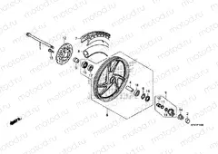 F-14-40 FRONT WHEEL (NF1003WH)