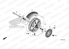 F-14-40 FRONT WHEEL (VT1300CR)