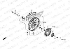 F-14-41 FRONT WHEEL (VT1300CXA)