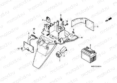 F-14 BATTERY / REAR FENDER