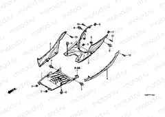 F-14 FLOOR FOOTREST (NSC50 / MPD / WH)