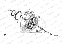 F-14 FRONT WHEEL